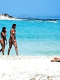 Raven haired goddess nudist shows off her body